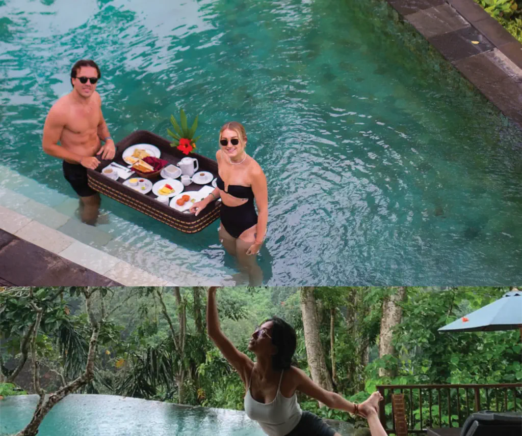 Floating breakfast